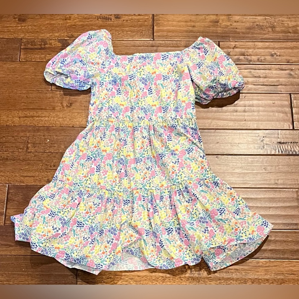 Marks & Spencer 11-12 year multicolor floral dress, worn once, EUC.